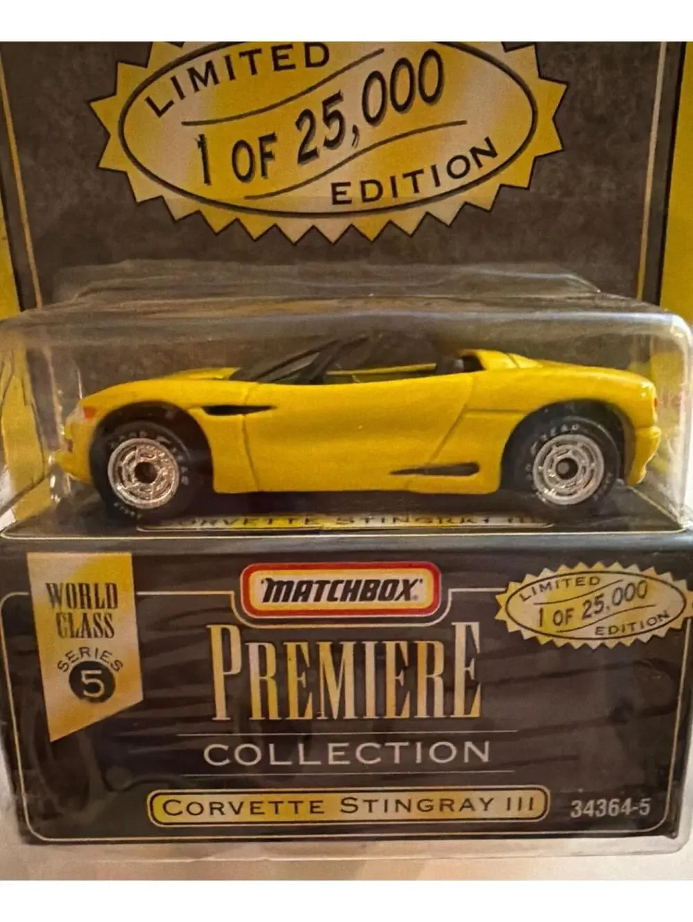 Matchbox Premiere Collection Corvette Stingray III Limited Edition 1 Of 25000 Di